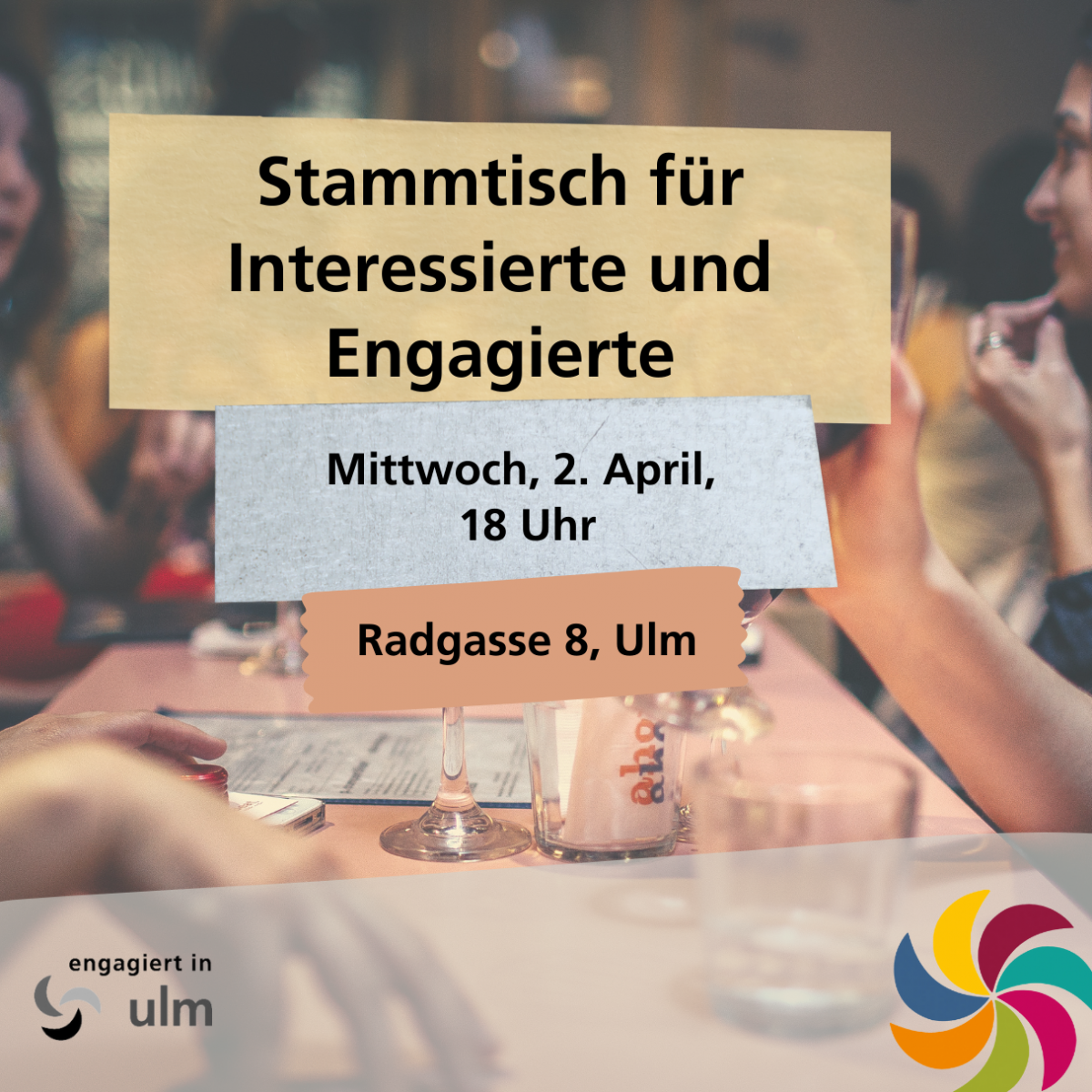 Stammtisch für Engagierte